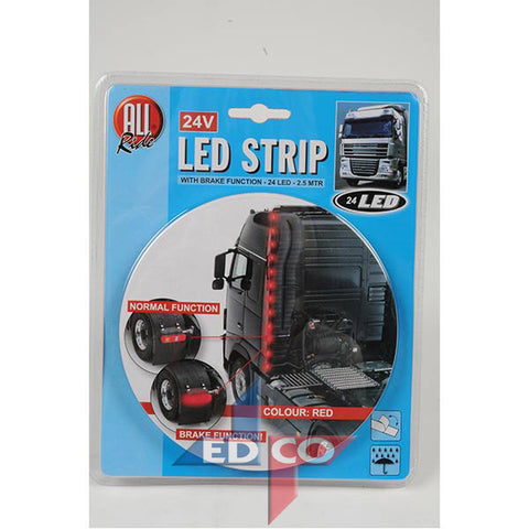 24V Red LED Striplight with Brake Function