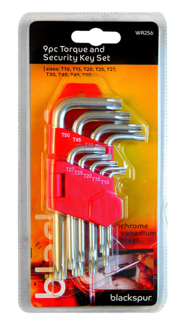 Torque & security Key Set